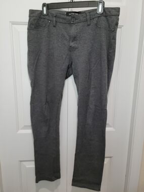Calvin Klein Jeans Women's Dark Gray Straight-leg Dress Pants